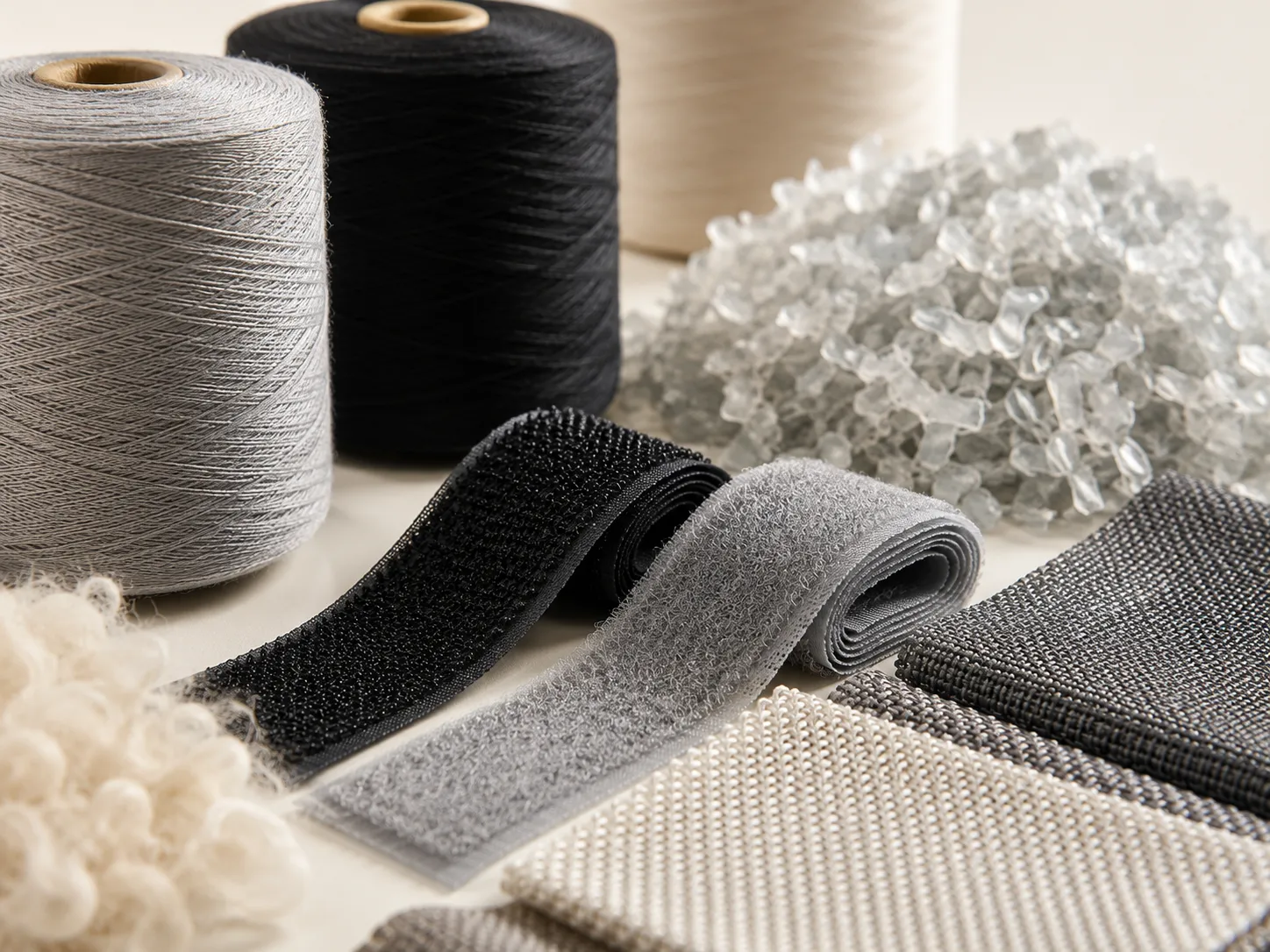 Recycled and Controlled Textile Materials for Hook and Loop in Regulated Medical Applications