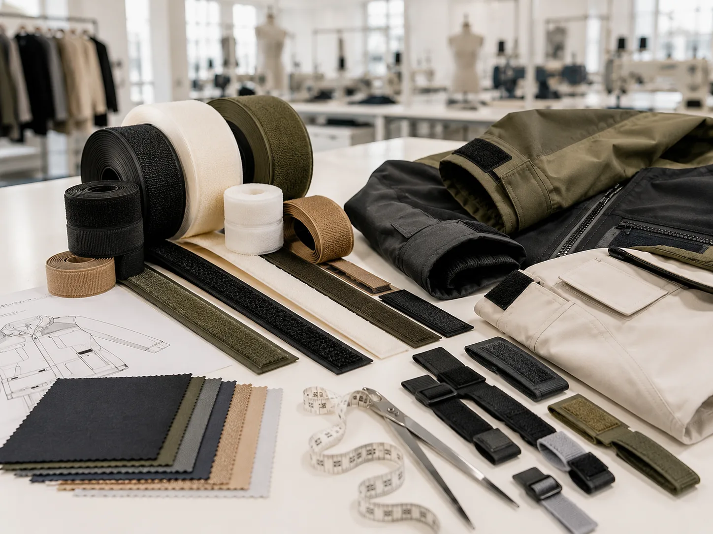 Premium Hook and Loop Fasteners for Apparel, Garment and Fashion Manufacturing