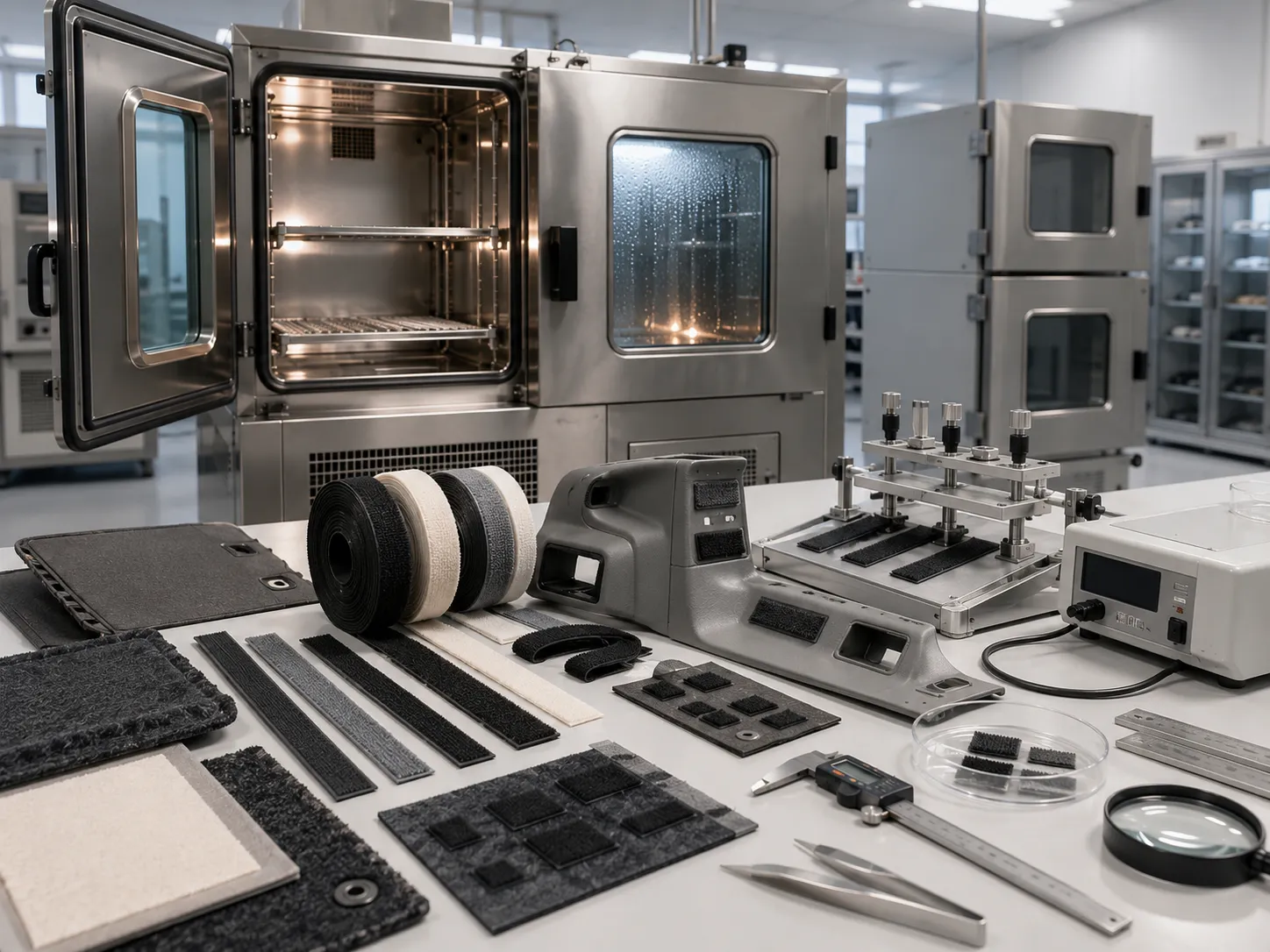 Automotive Hook and Loop Fasteners Under Environmental Durability and Performance Testing