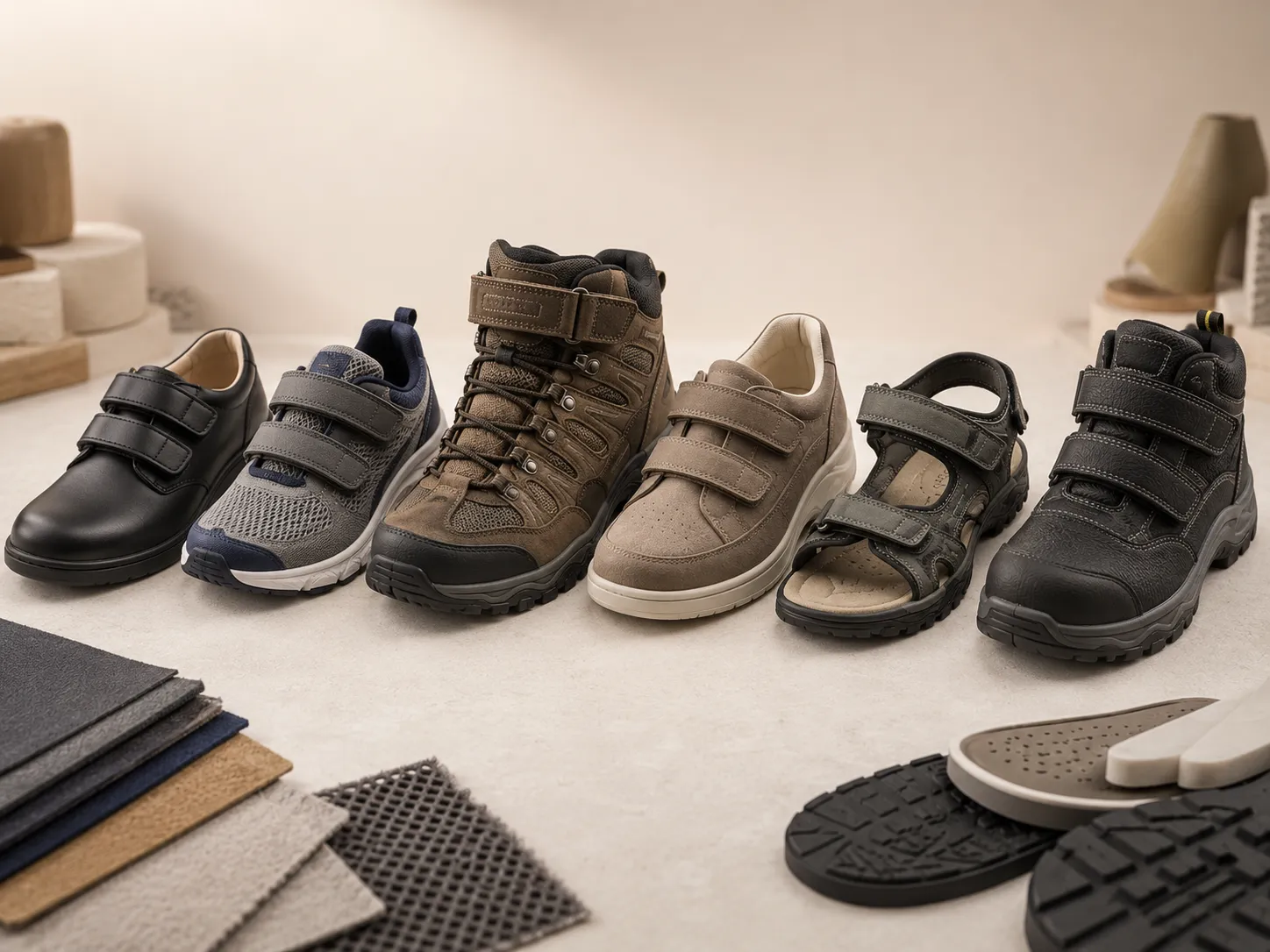 Comparison of Hook and Loop Fastening Solutions Across Different Footwear Categories