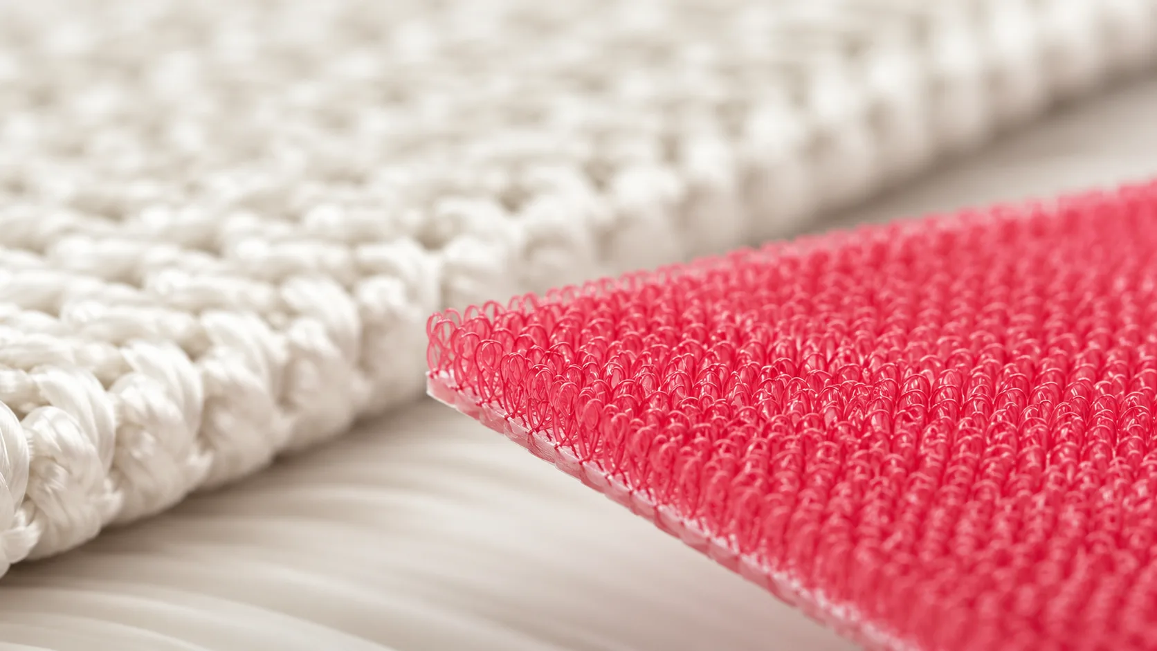 Macro detail of Ceragrip precision textile weave showing every fibre engineered with purpose