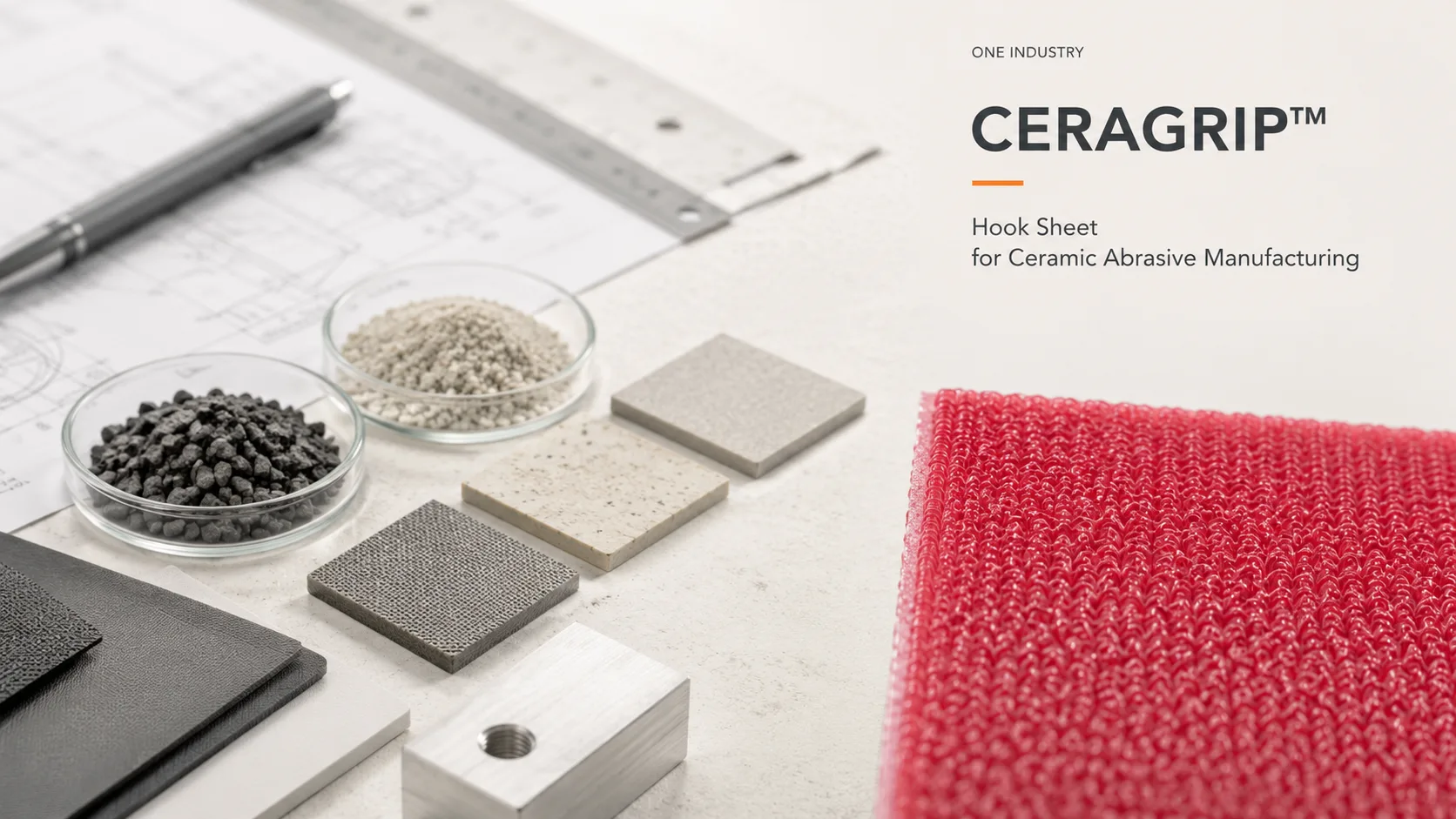 Why Ceragrip was engineered exclusively for ceramic abrasive manufacturing environments