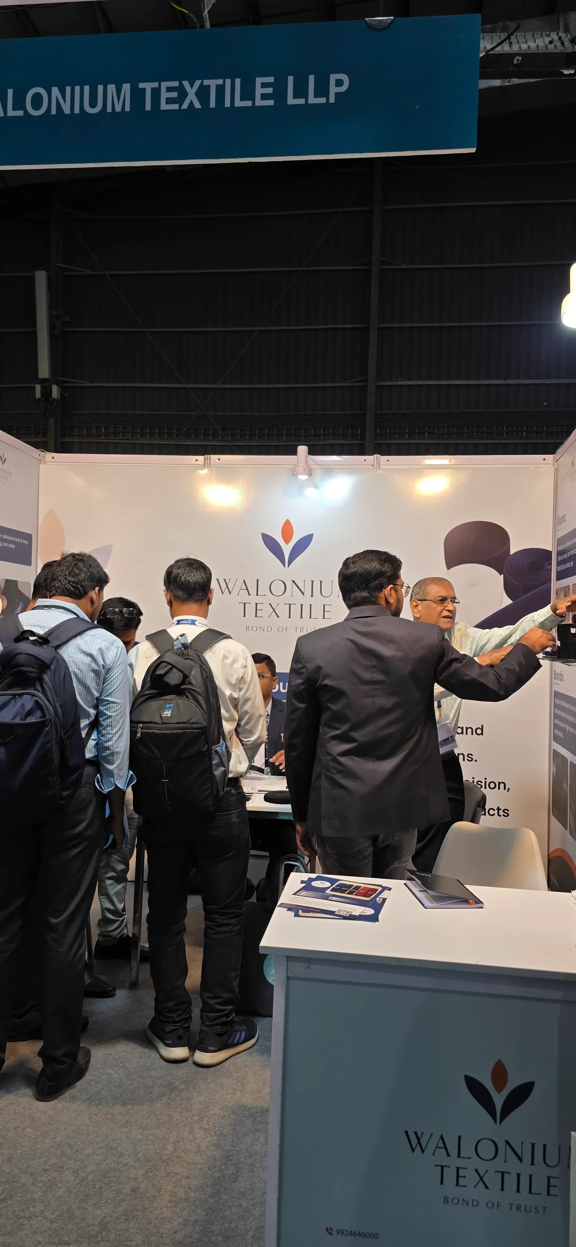 Procurement team reviewing Walonium fastening products