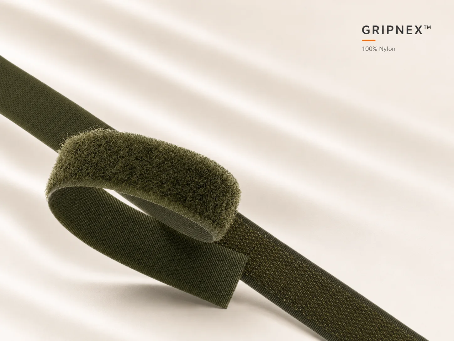 Gripnex 100% nylon hook and loop tape for uniforms and workwear