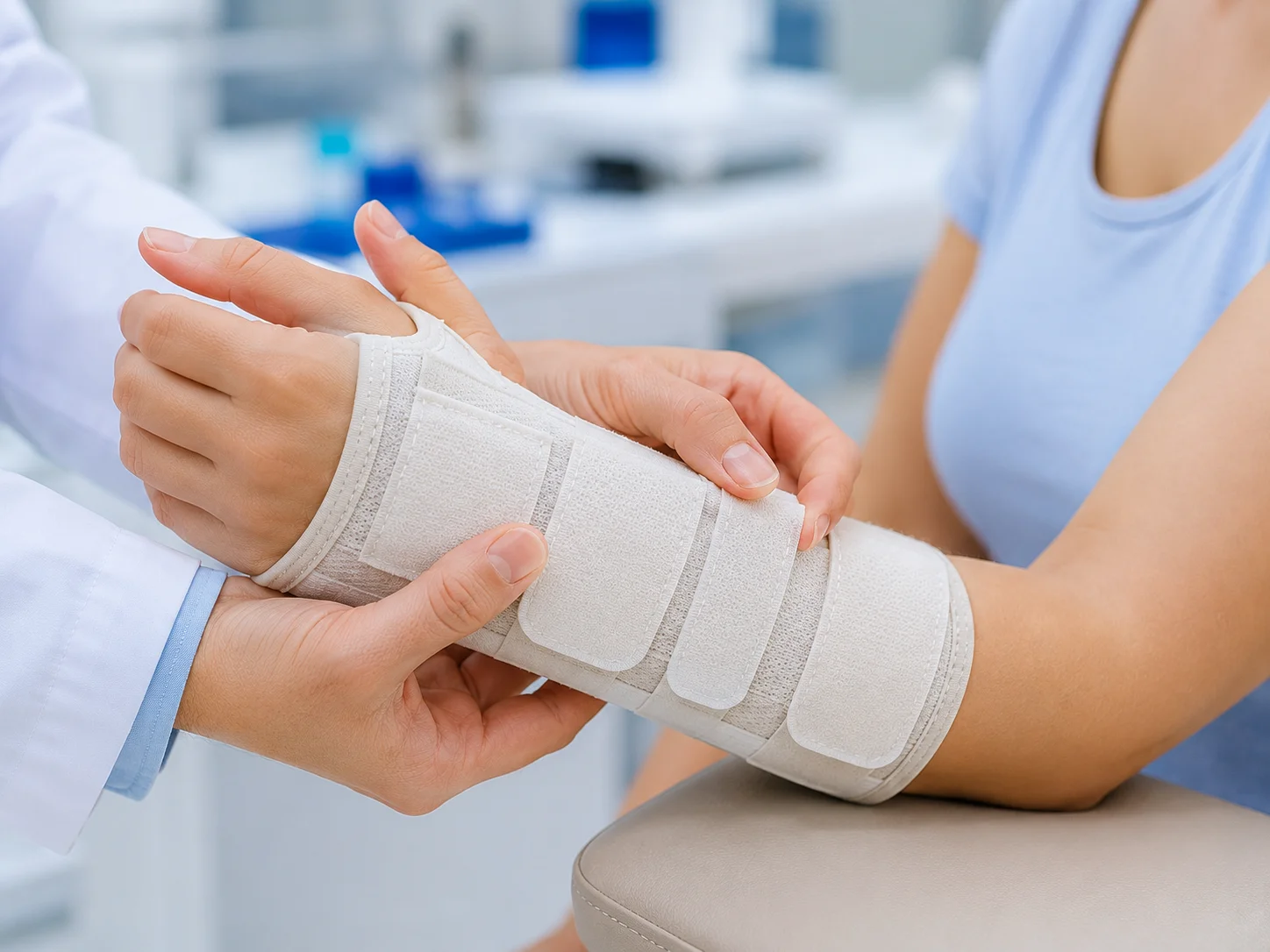 Medical and healthcare hook and loop fastening solutions for braces, patient garments and wearable devices