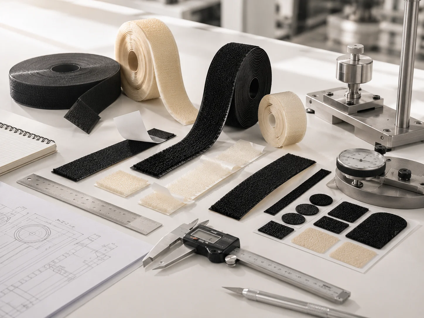 Hook and loop tape manufacturing and quality control at Walonium Textile, India