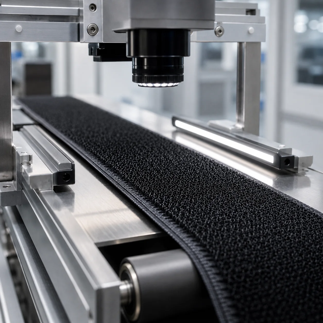 Quality inspection process for hook and loop fastening products